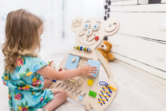 Busy Bear Board - Serenity Toys Boutique
