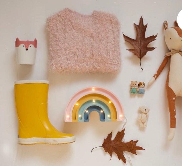 Wooden Mini Rainbow Lamp