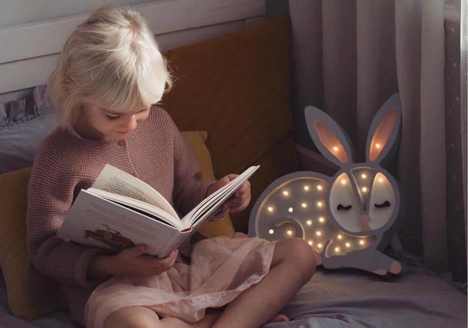 Wooden Bunny Lamp - Serenity Toys Boutique