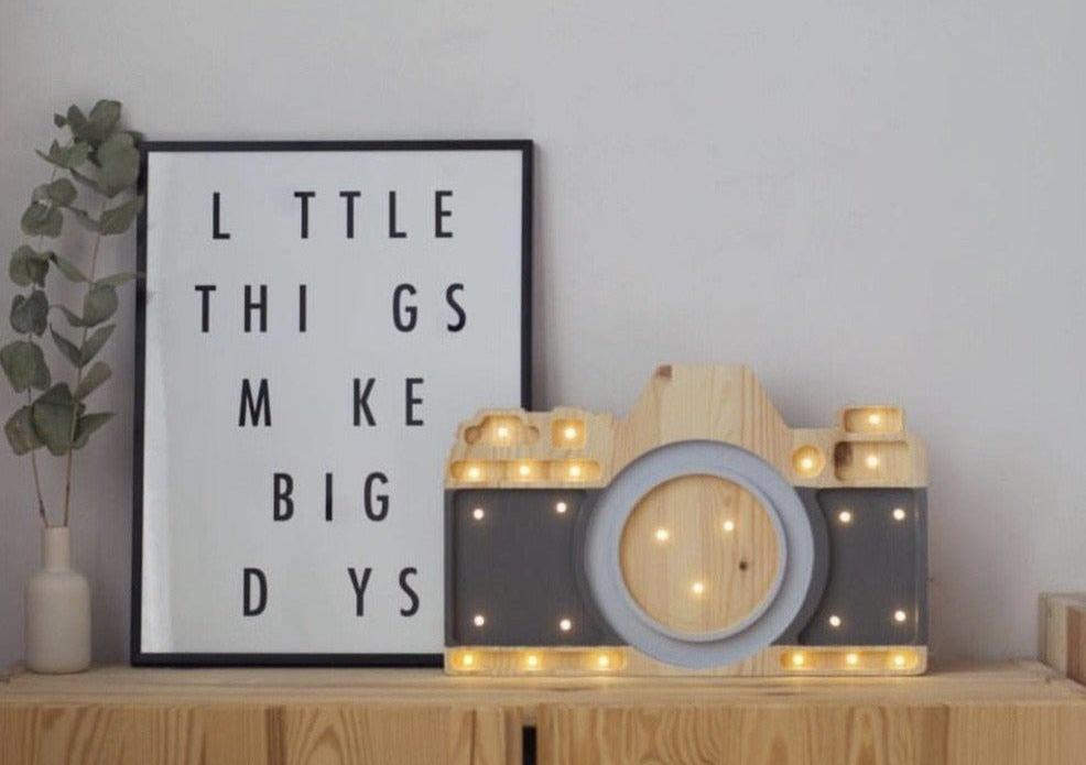 Wooden Camera Lamp - Serenity Toys Boutique
