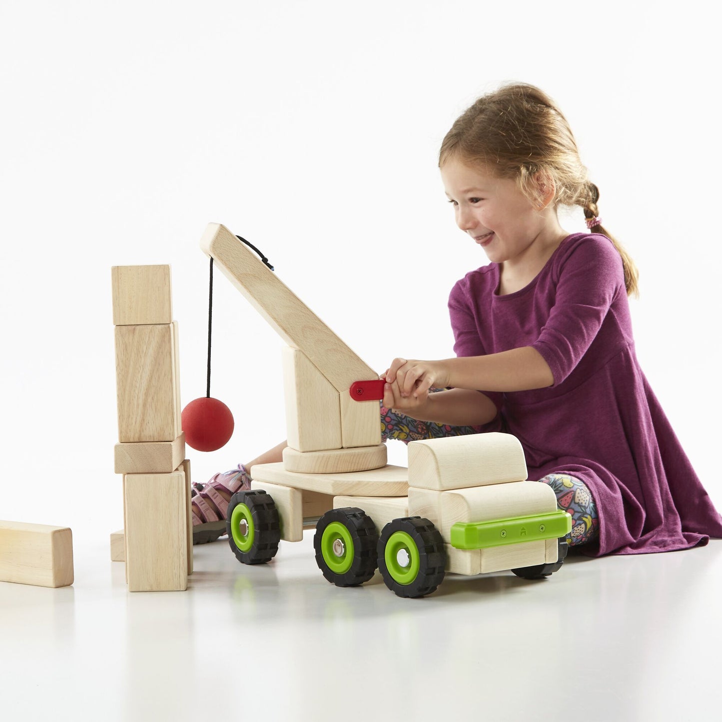 Big Wrecking Ball Truck - Serenity Toys Boutique