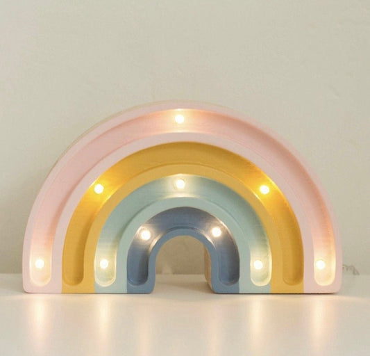 Wooden Mini Rainbow Lamp