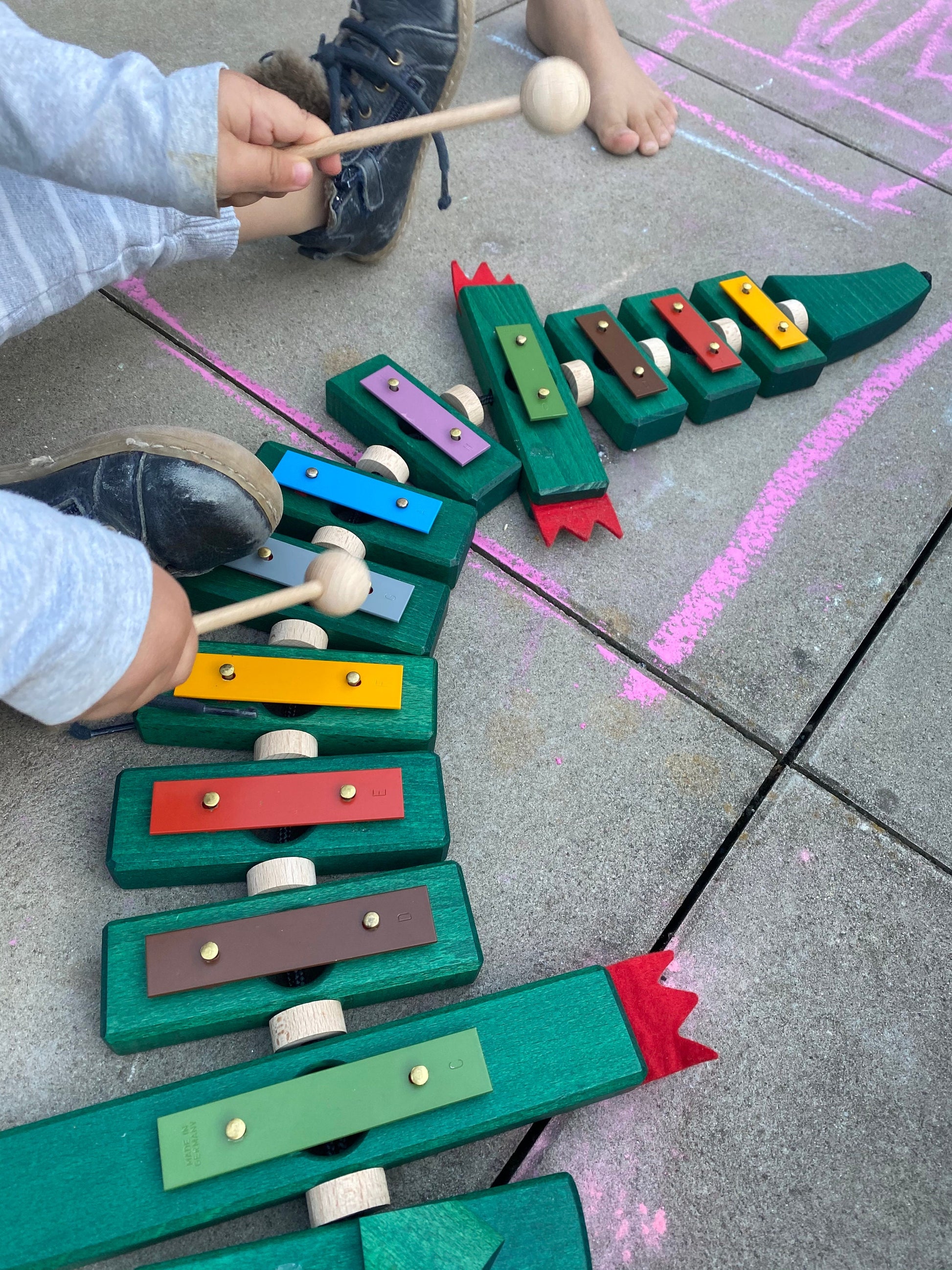 Wooden Crocodile Glockenspiel/ Xylophone