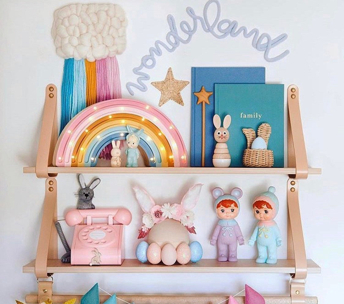 Wooden Rainbow Lamps