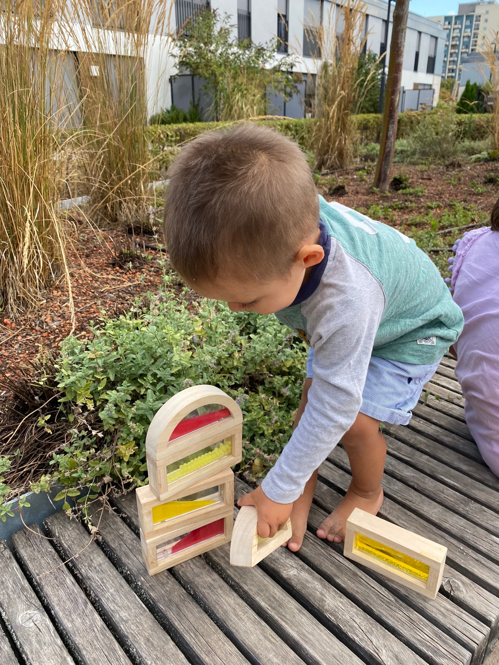 Sensory Rainbow Blocks