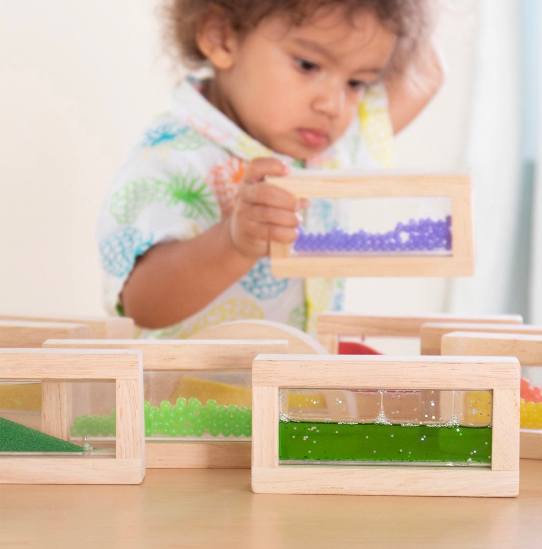 Sensory Rainbow Blocks