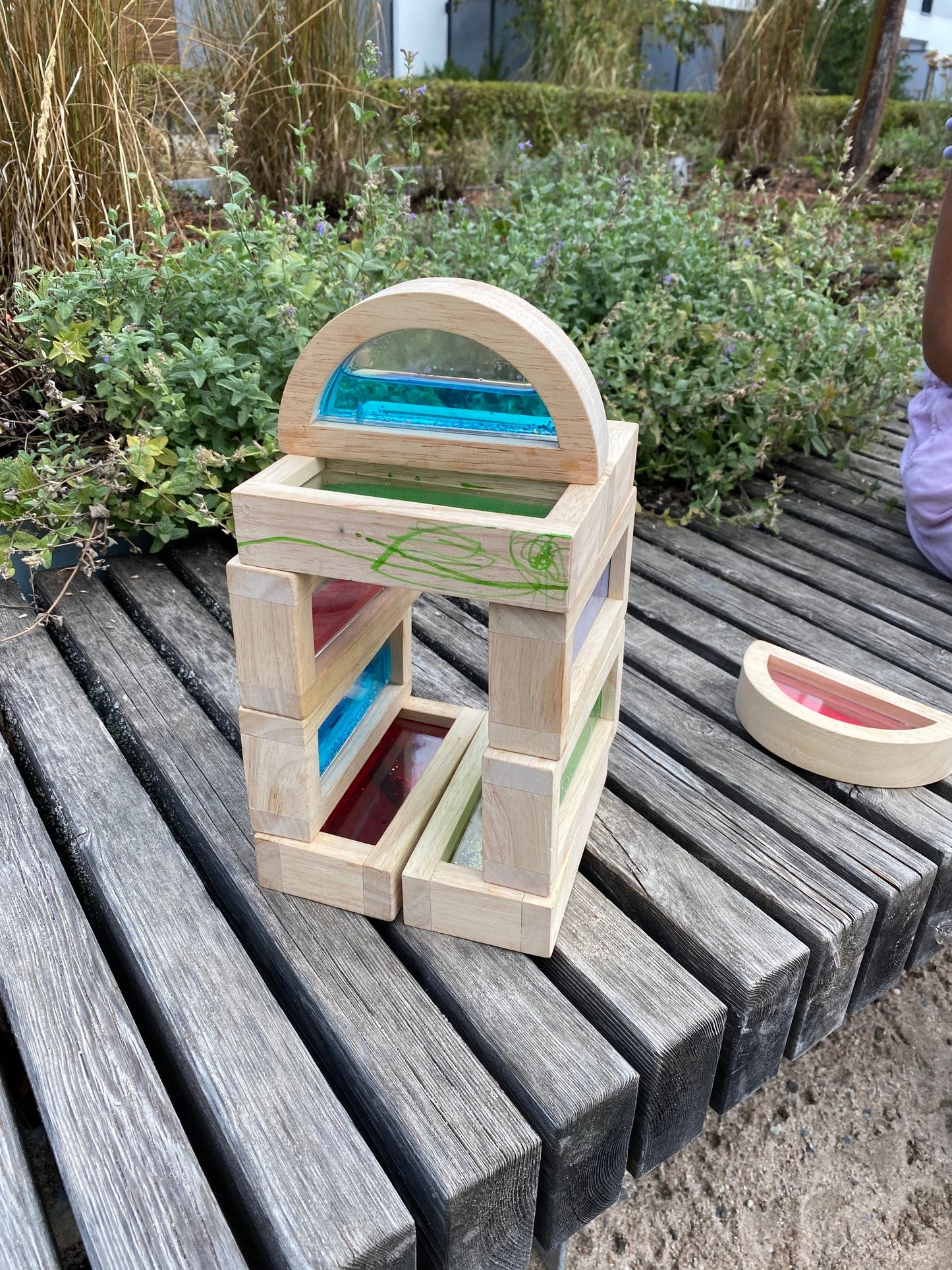 Sensory Rainbow Blocks