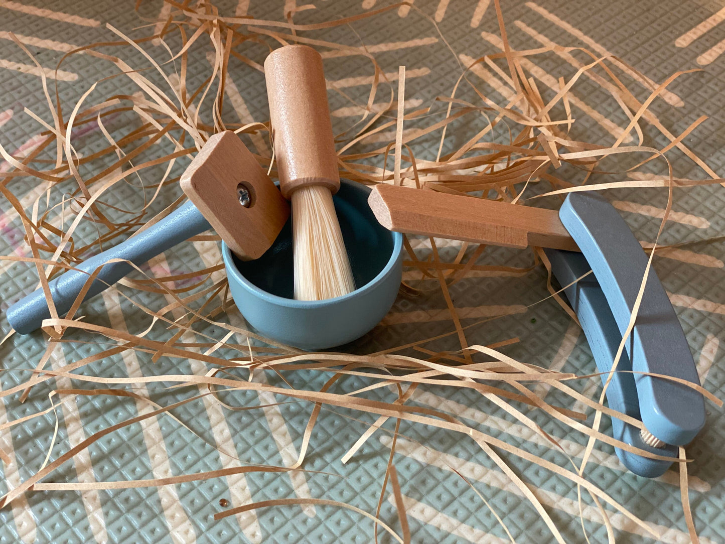 Wooden Shaving kit