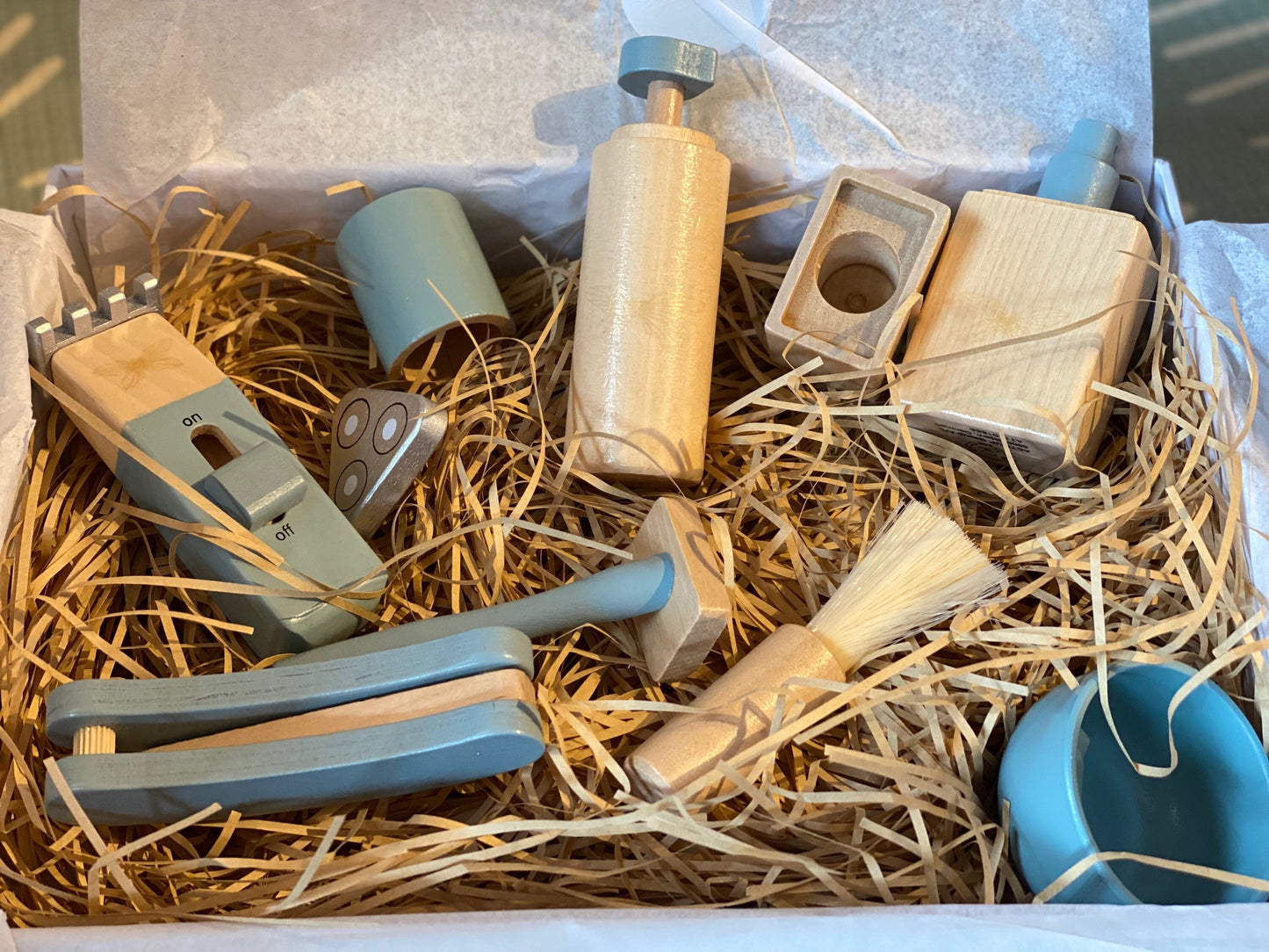 Wooden Shaving kit