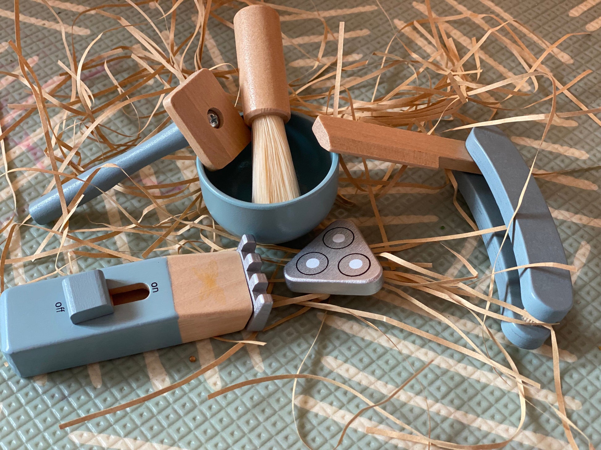 Wooden Shaving kit
