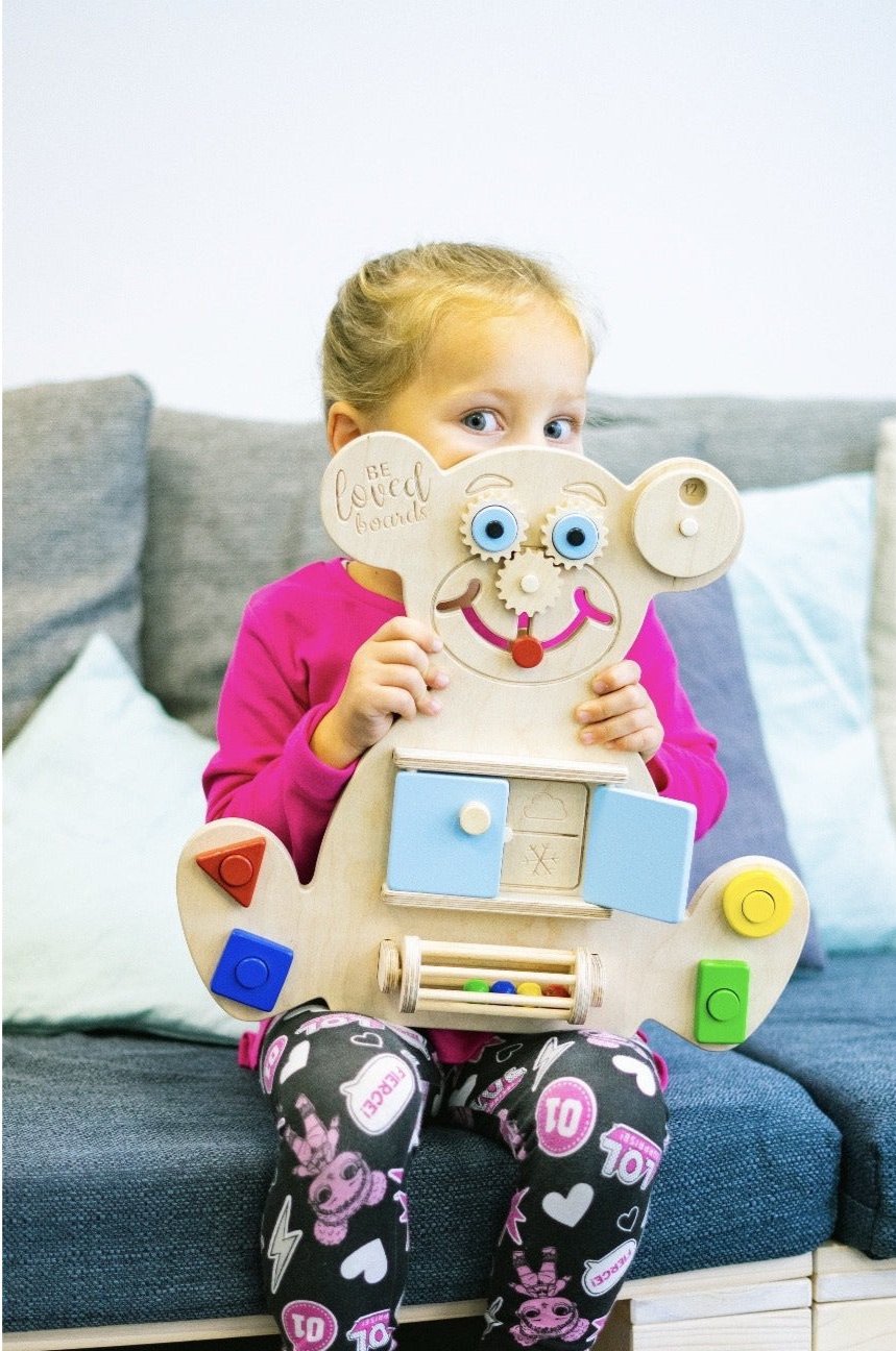 Travel Busy Bear Board - Serenity Toys Boutique