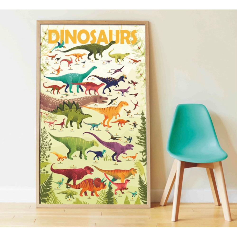 Dinosaur sticker poster - Serenity Toys Boutique
