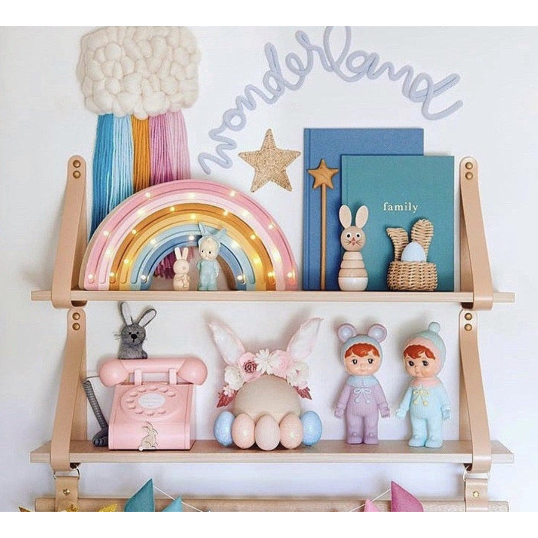 Wooden Retro Rainbow Lamp - Serenity Toys Boutique