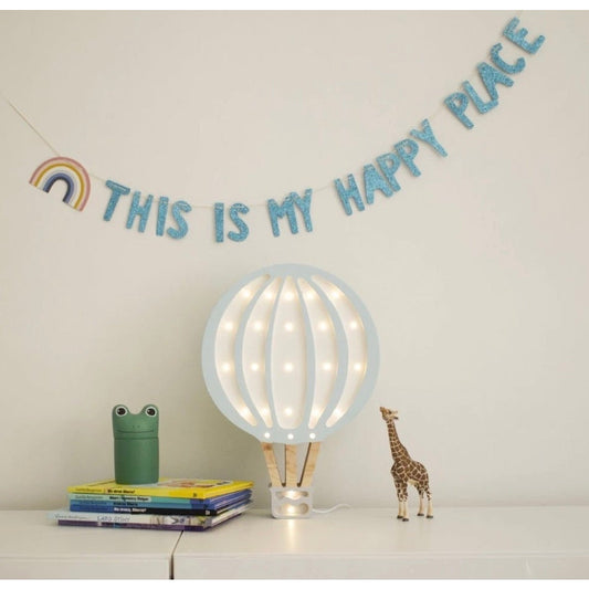 Wooden Hot Air Ballon Lamp - Serenity Toys Boutique