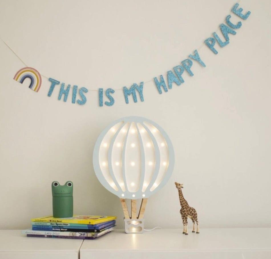 Wooden Hot Air Ballon Lamp - Serenity Toys Boutique