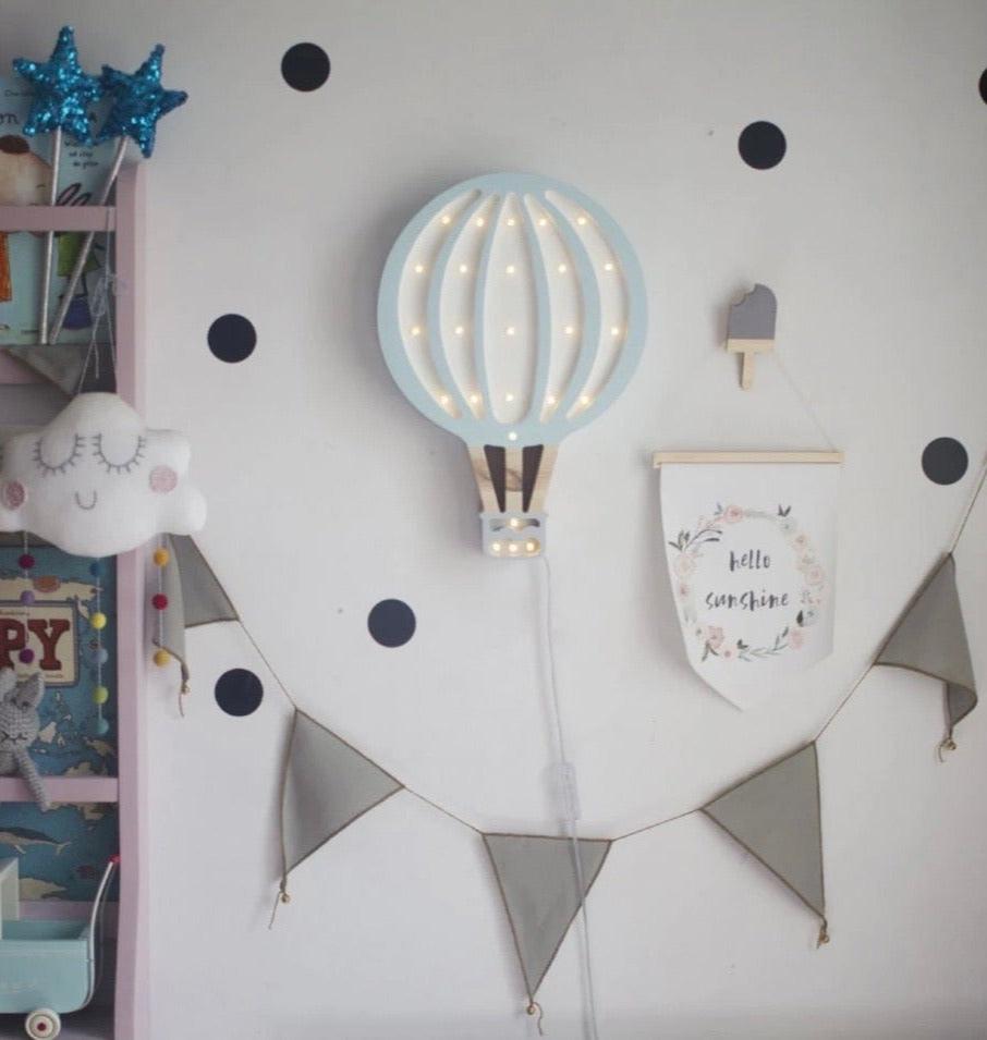 Wooden Hot Air Ballon Lamp - Serenity Toys Boutique