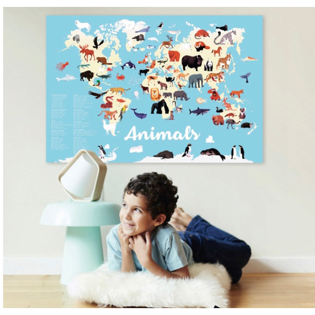 Animal  Sticker Poster - Serenity Toys Boutique