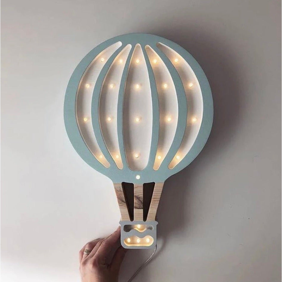 Wooden Hot Air Ballon Lamp - Serenity Toys Boutique