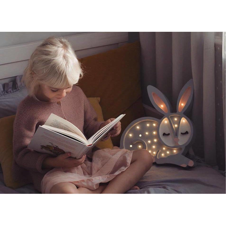 Wooden Bunny Lamp - Serenity Toys Boutique