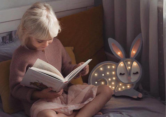 Wooden Bunny Lamp - Serenity Toys Boutique