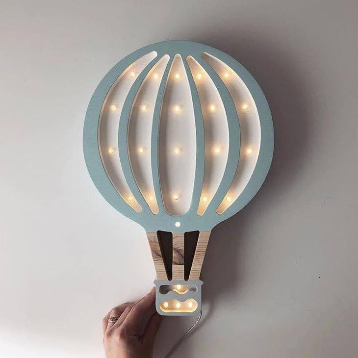 Wooden Hot Air Balloon Lamp - Serenity Toys Boutique